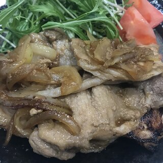 生姜たっぷり生姜焼き